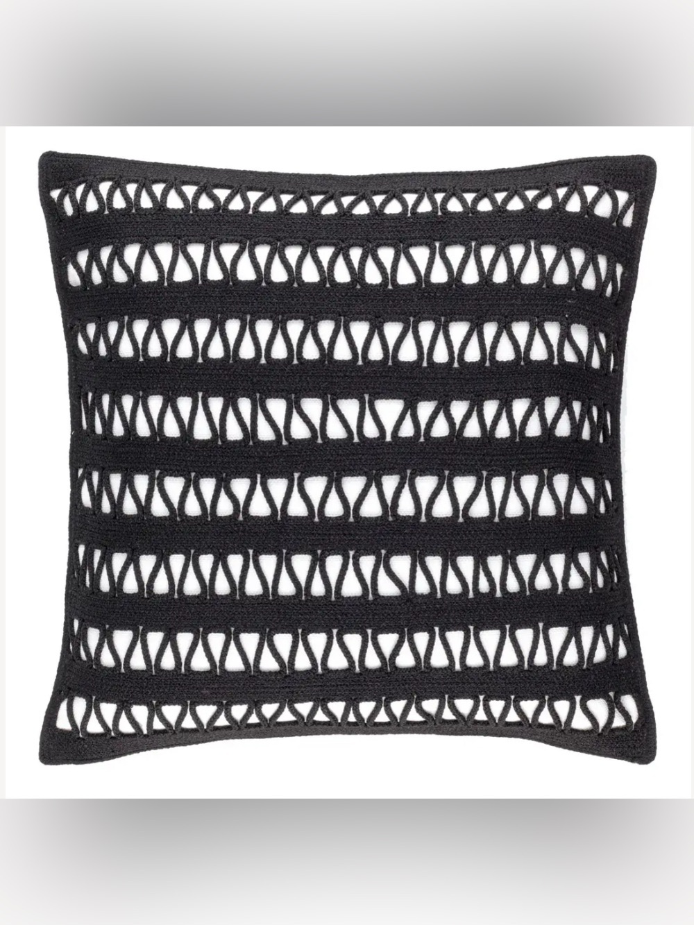 NWT Annie Selke $84 Lanyard Indoor/Outdoor Decorative Pillow Cover